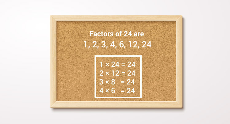 Factors of a number Factors of a number