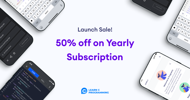 All-new Learn C Programming: Programiz app is finally here!