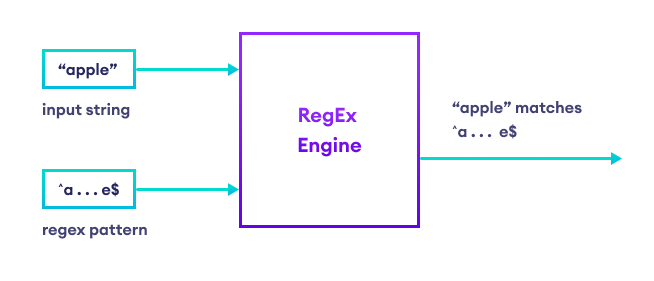 regex engine is taking two inputs