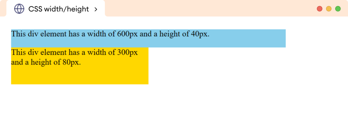 CSS Width / Height Properties (With Examples)