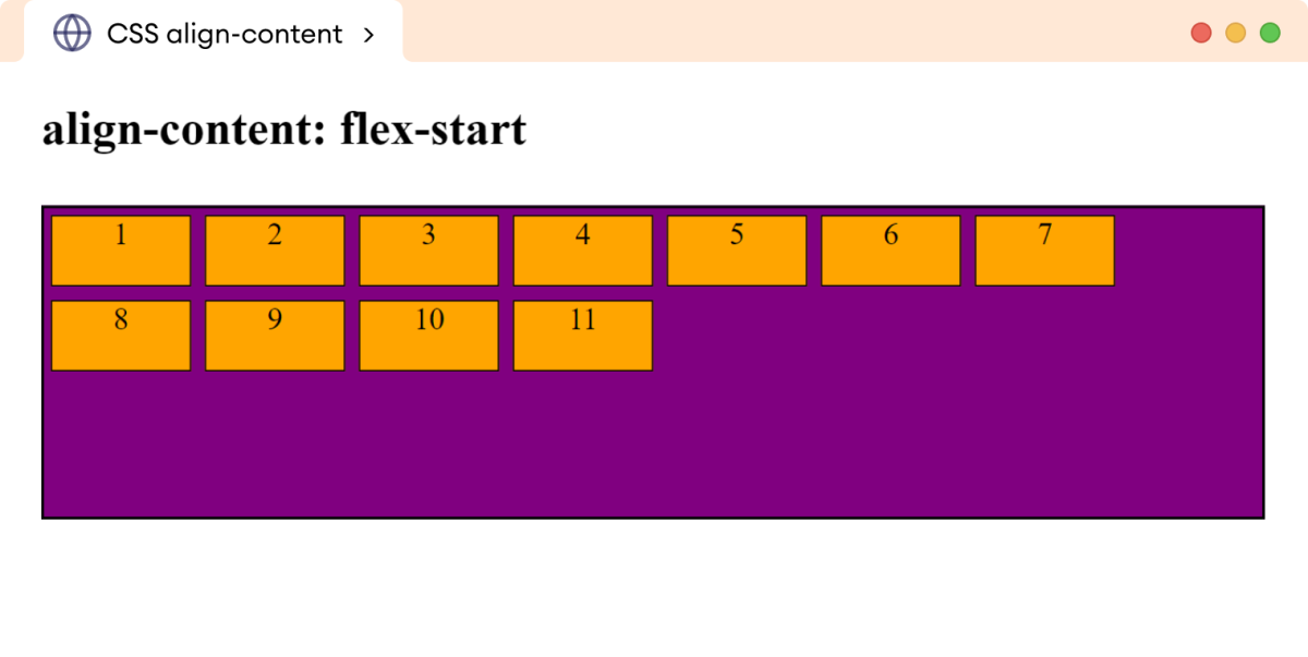 Example: CSS Align Content Example: CSS Align Content