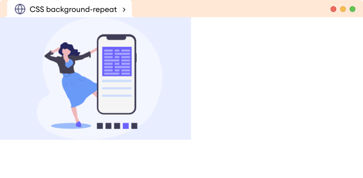 CSS Background-Repeat No-Repeat Example Description