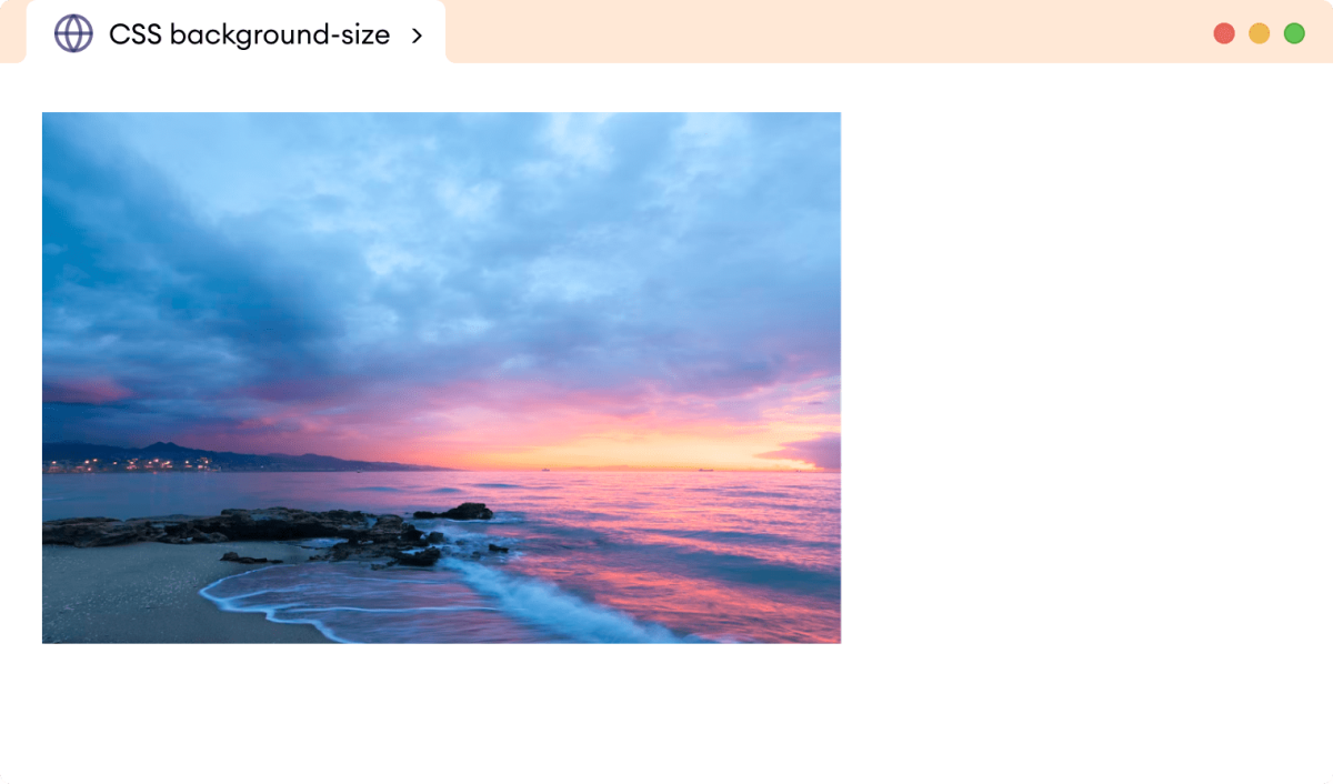 CSS Background-Size Contain Example Description