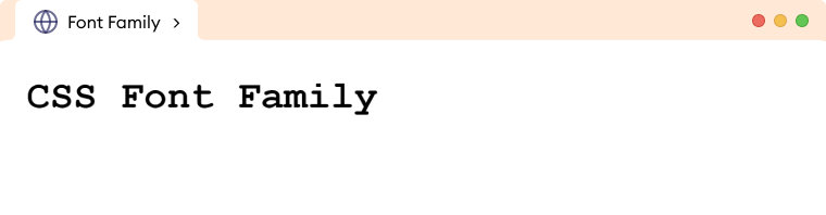 CSS Font Family Description Image