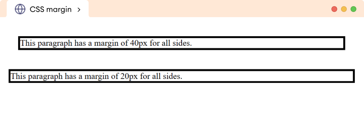 CSS Margin Collapsing Example