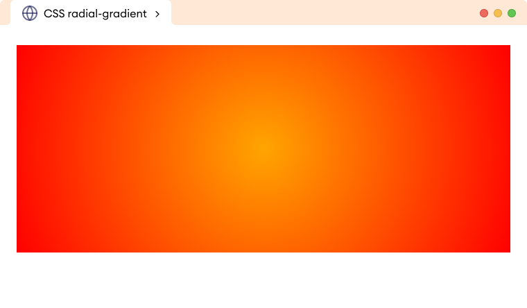 CSS Radial Gradient Example