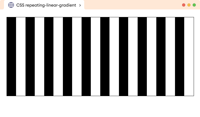 CSS Repeating Linear Gradient Example