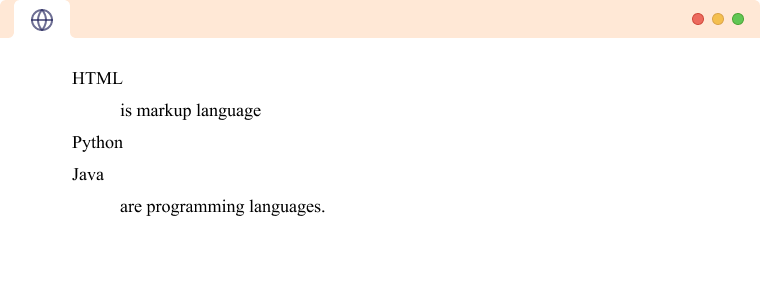 HTML Description List With Examples 