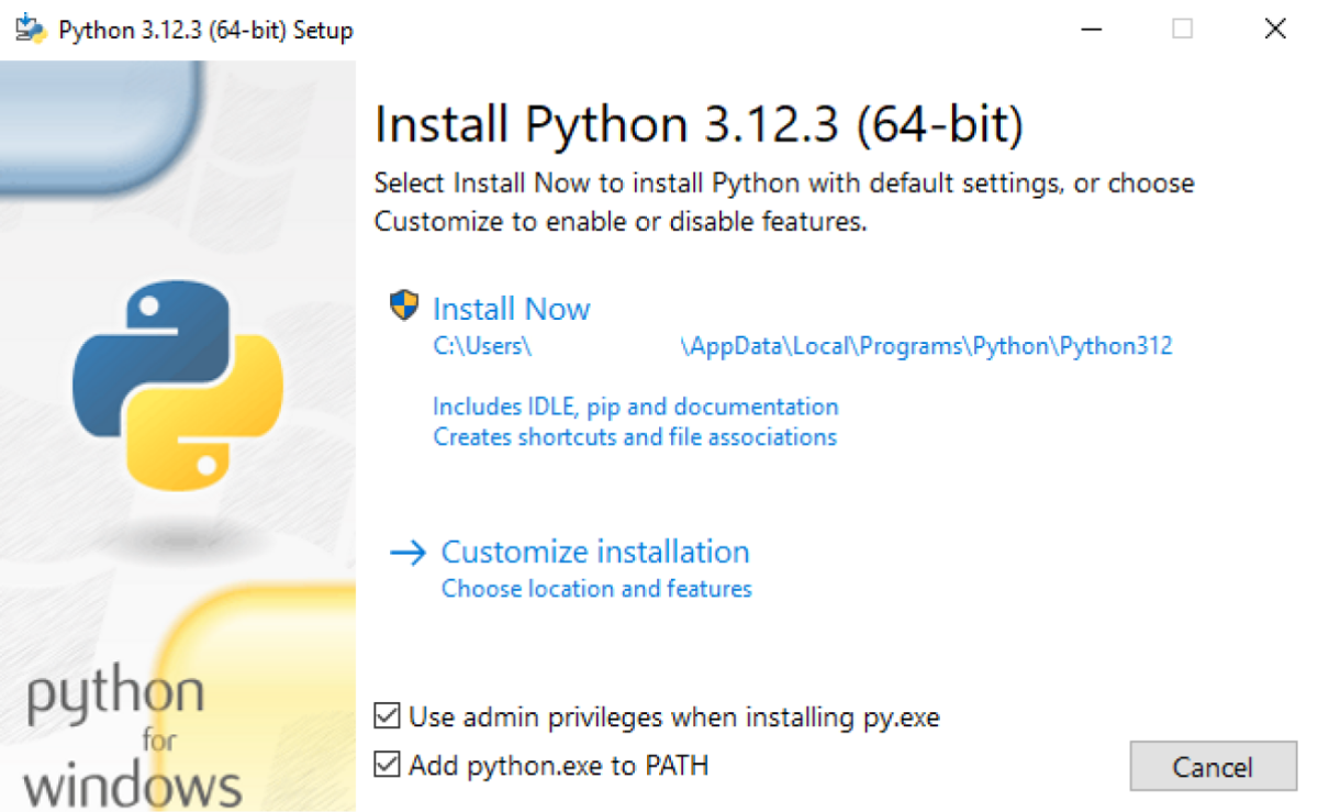 Install Python on Windows