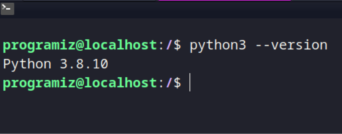 Python Installation Verify for Linux