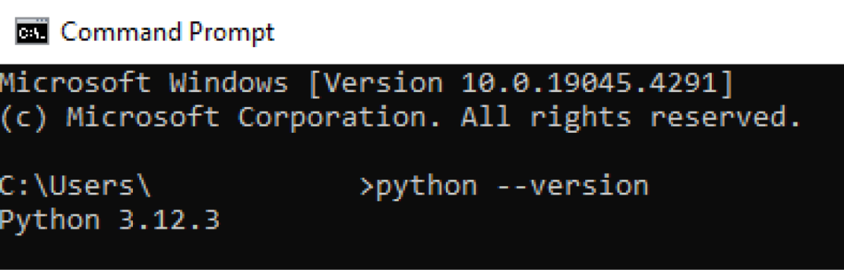 Python Installation Verification for Windows