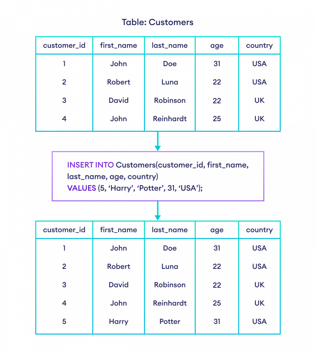 SQL INSERT INTO (With Examples)