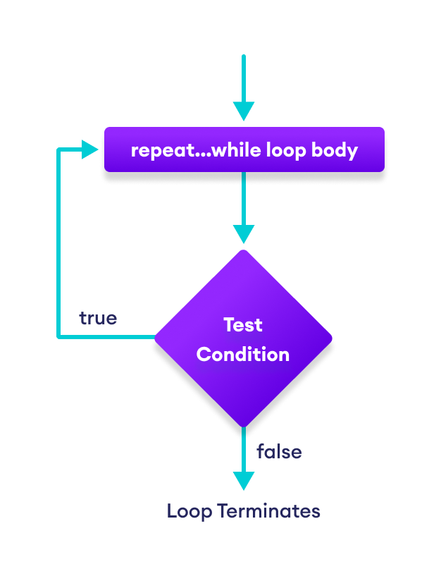 How repeat...while loop works